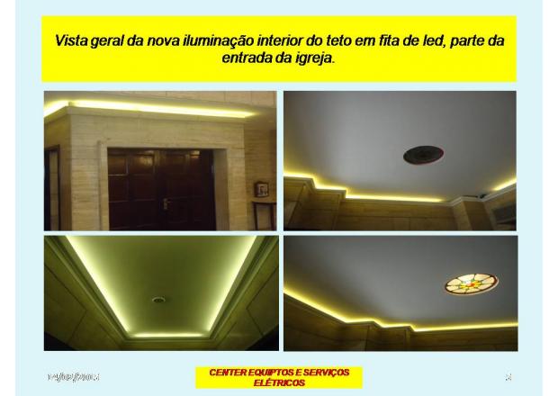 Paróquia Santíssima Trindade - Flamengo -RJ   (Serviços de Instalação e Montagem Nova Iluminação Led