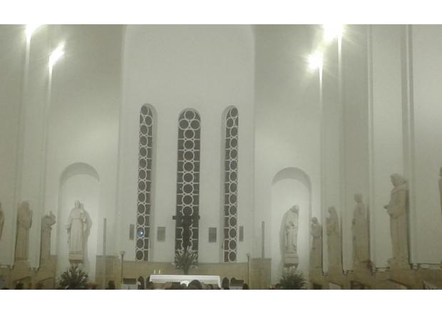 Paróquia Santíssima Trindade - Flamengo -RJ   (Serviços de Instalação e Montagem Nova Iluminação Led