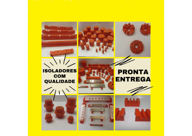 Isoladores em epóxi para barramentos 