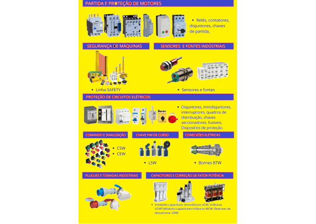 Materiais de Proteção -  Comando e Sinalização 